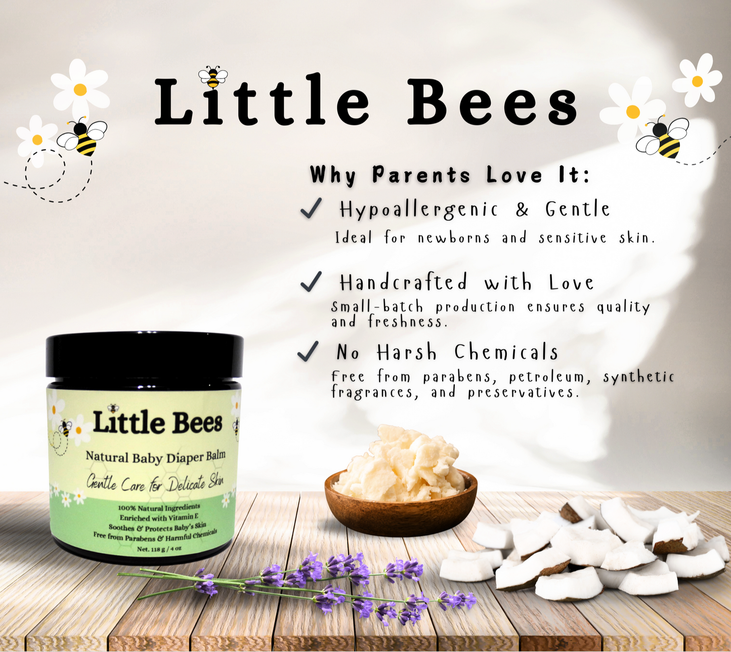Natural Baby Diaper Balm