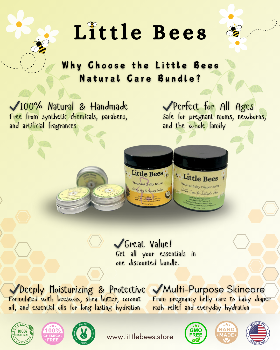 Little Bees Natural Care Bundle