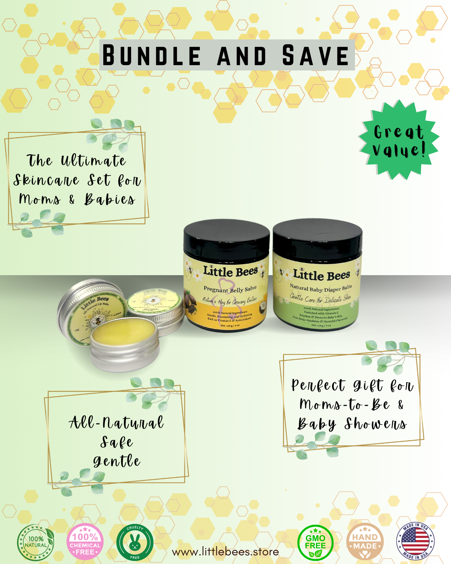 Little Bees Natural Care Bundle